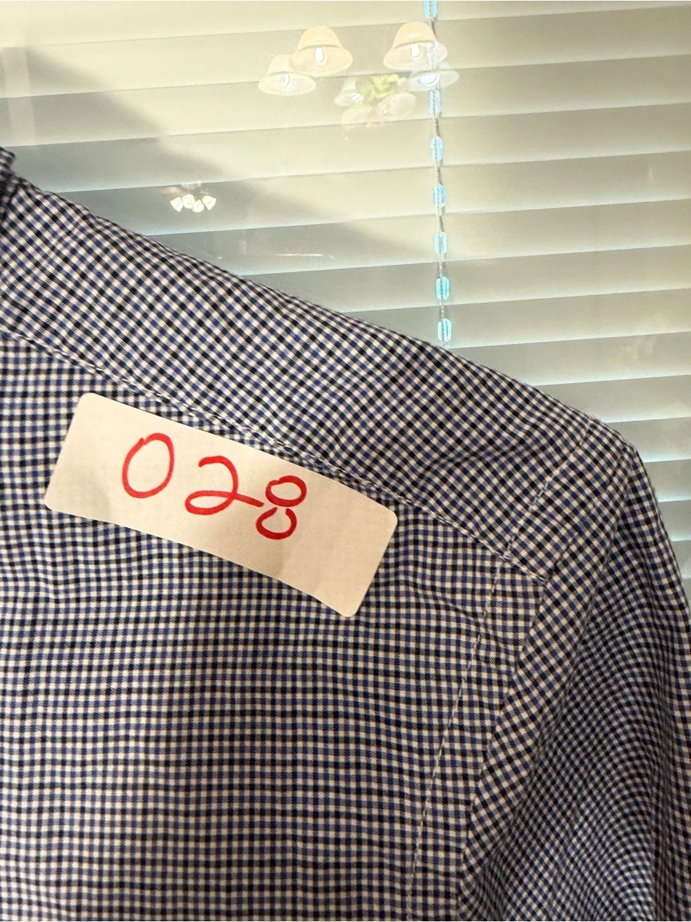 Ralph Lauren Blue Mini-Check Button-Down Shirt
